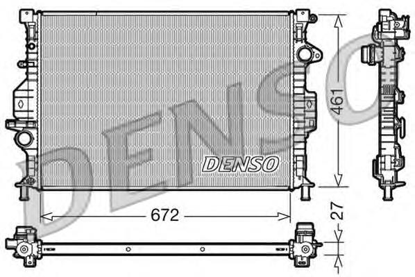 DRM10069 Denso radiador