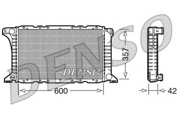Radiador de água Ford 6912241