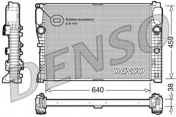 DRM17014 Denso radiador refrigeración del motor