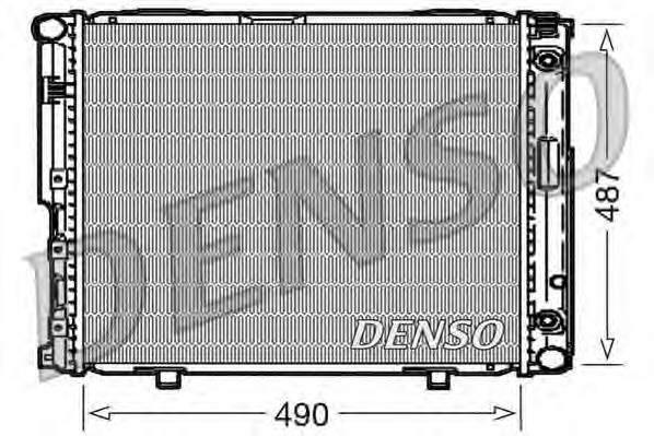 Radiador refrigeración del motor DRM17004 Denso