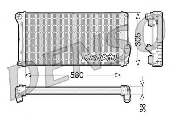 Radiador 51814597 Fiat/Alfa/Lancia