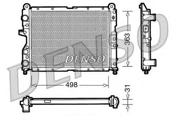 DRM09131 Denso radiador