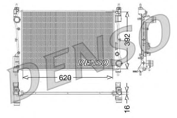 Radiador refrigeración del motor 51863817 Fiat/Alfa/Lancia