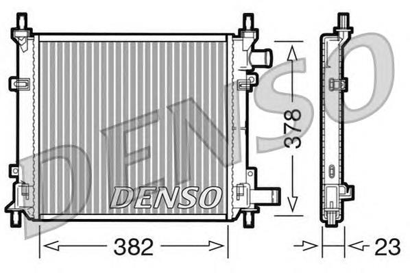 Radiador refrigeración del motor DRM10060 Denso