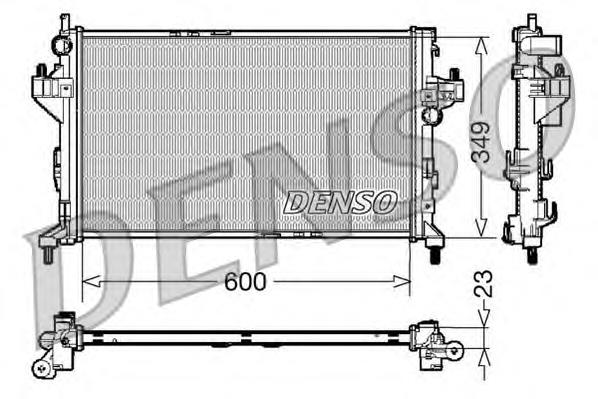 DRM20045 Denso radiador