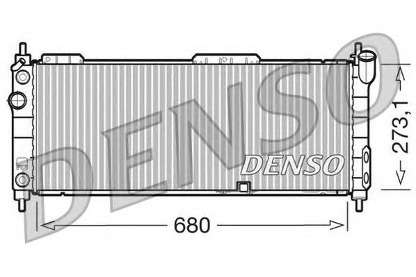 DRM20043 Denso radiador