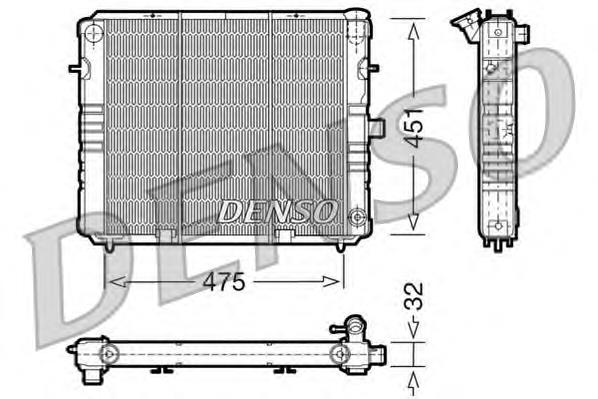 Água radiador DRM20074 Denso