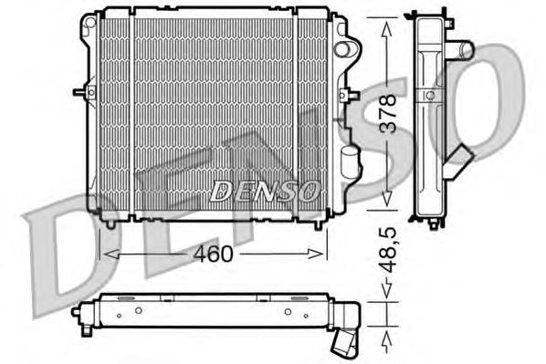 DRM23007 Denso radiador