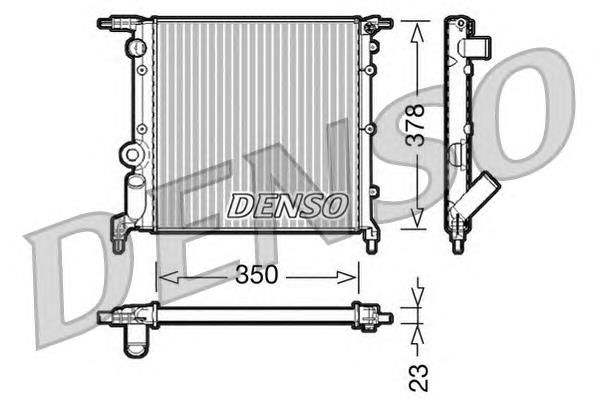 DRM23005 Denso radiador