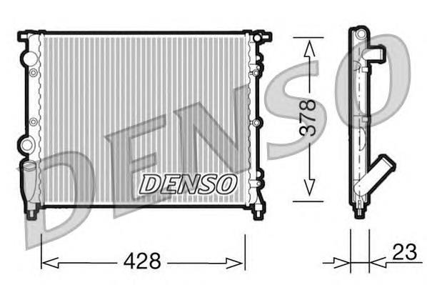 DRM23001 Denso radiador