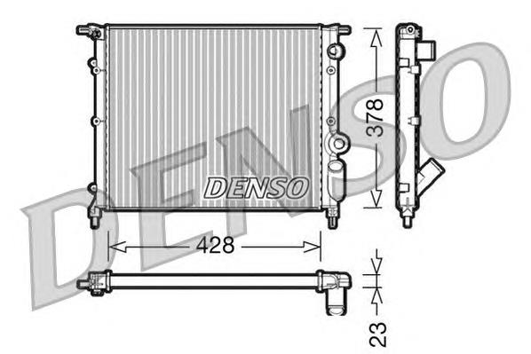 DRM23004 Denso radiador