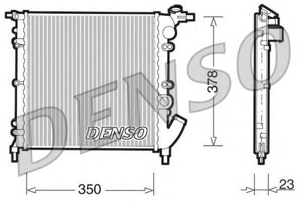 DRM23003 Denso radiador