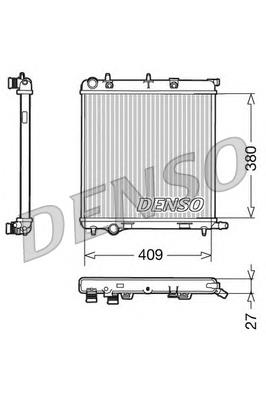 Radiador refrigeración del motor 2315086 Polcar