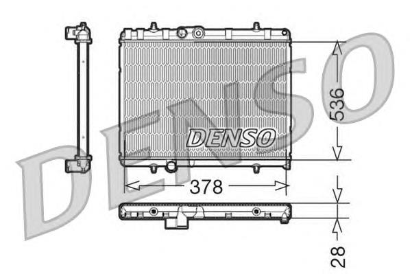 DRM21056 Denso radiador