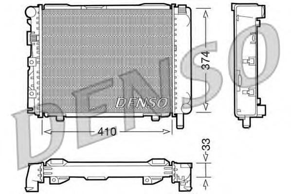 A2015002803 Mercedes radiador refrigeración del motor