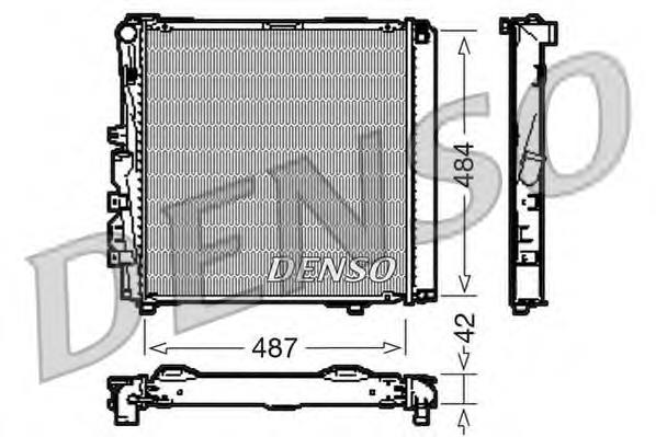 DRM17053 Denso radiador