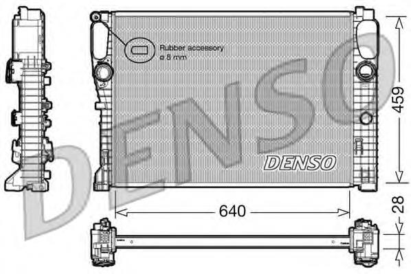 DRM17042 Denso radiador refrigeración del motor