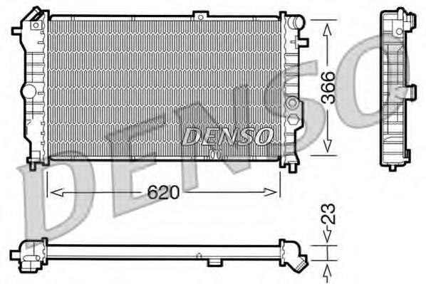 DRM20020 Denso radiador