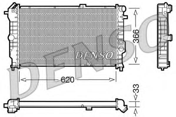 Água radiador Denso DRM20021 precio, desde 75,84 EUR