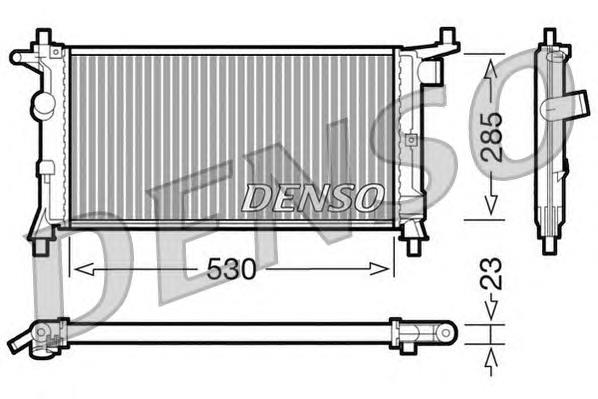 DRM20037 Denso radiador