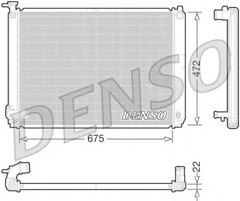 Água radiador Denso DRM51010 precio, desde 171,82 EUR