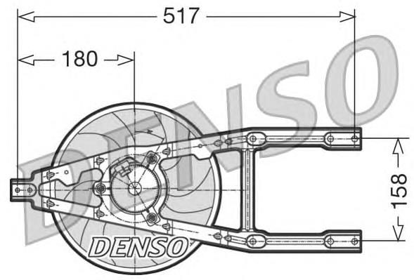 EFI011 Doga ventilador (rodete +motor refrigeración del motor con electromotor completo)