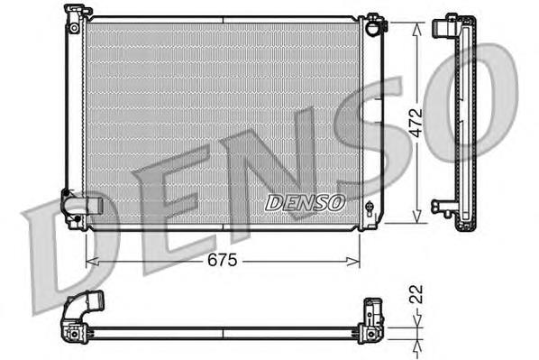 DRM51005 Denso radiador