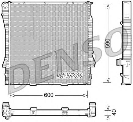 DRM05114 Denso radiador refrigeración del motor