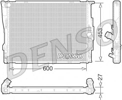 Radiador refrigeración del motor DRM05073 Denso