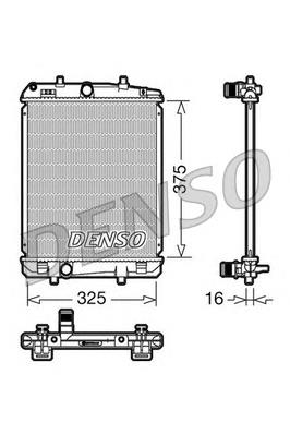 DRM50040 Denso radiador refrigeración del motor