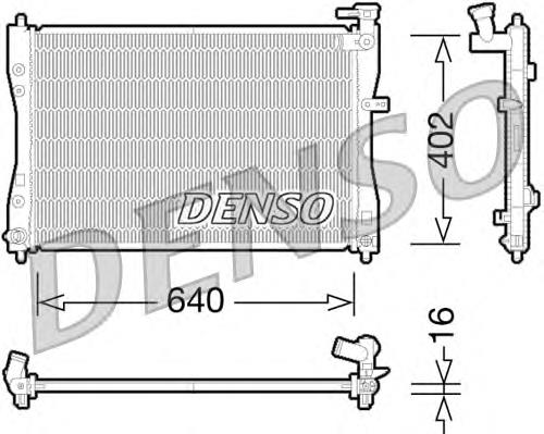 DRM45033 Denso radiador
