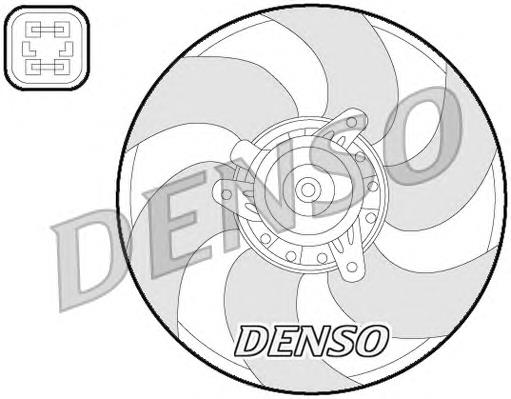 Ventilador del motor DER07009 Denso