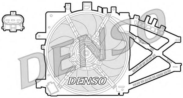 DER20014 Denso ventilador (rodete +motor refrigeración del motor con electromotor completo)