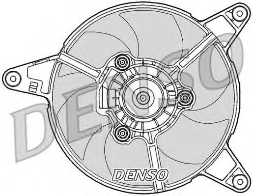 Ventilador (rodete +motor) refrigeración del motor con electromotor completo DER09090 Denso