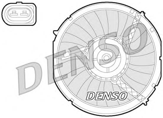 Ventilador (rodete +motor) aire acondicionado con electromotor completo DER02003 Denso