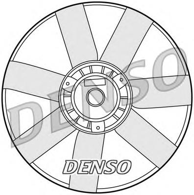 Ventilador (rodete +motor) refrigeración del motor con electromotor completo DER32005 Denso