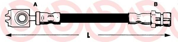 Latiguillos de freno delantero Brembo T85112 precio, desde 13,15 EUR