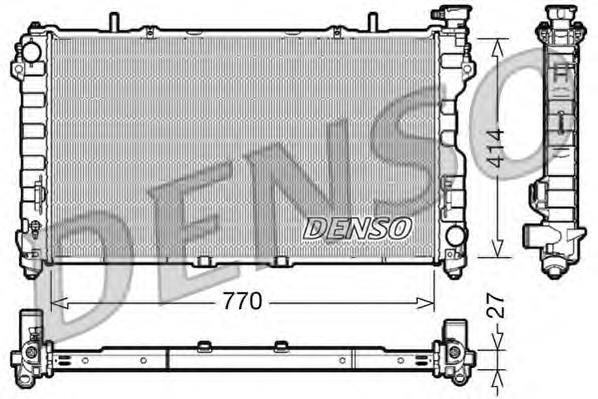 Radiador refrigeración del motor DRM06011 Denso