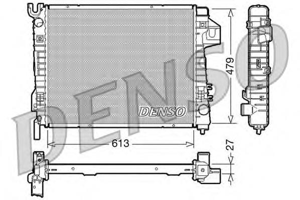 Radiador refrigeración del motor DRM06020 Denso