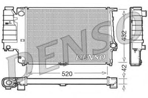 DRM05064 Denso radiador