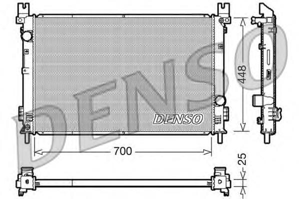 Radiador refrigeración del motor DRM06001 Denso