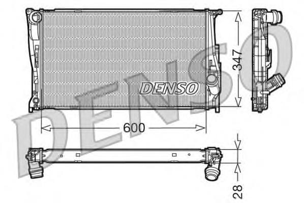 DRM05111 Denso radiador refrigeración del motor