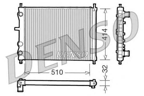 DRM09020 Denso radiador