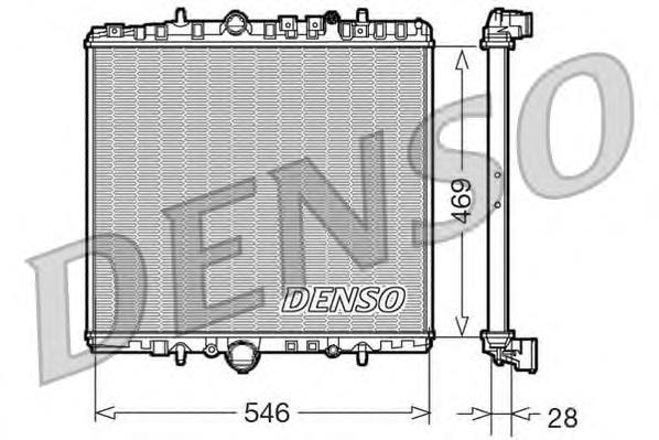 DRM07061 Denso radiador