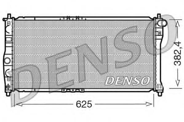 DRM08002 Denso radiador refrigeración del motor