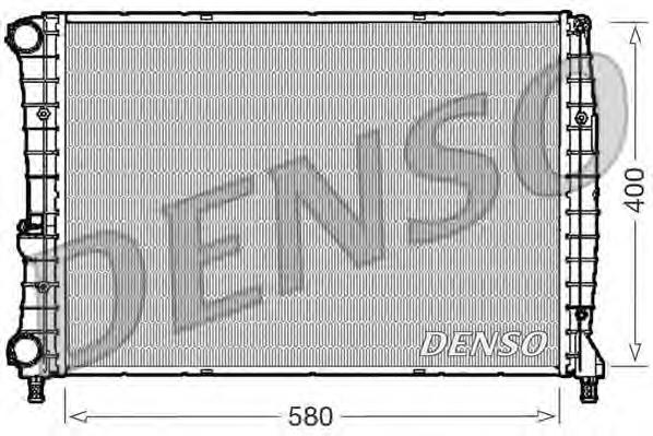Radiador refrigeración del motor DRM01002 Denso