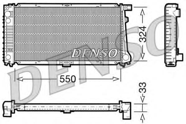 DRM05058 Denso radiador
