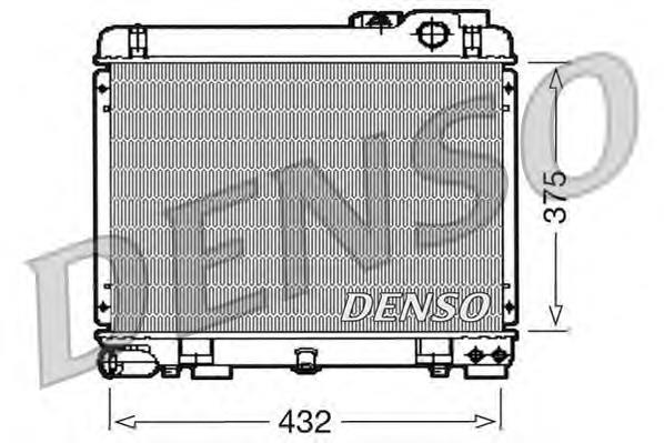 Radiador refrigeración del motor DRM05035 Denso