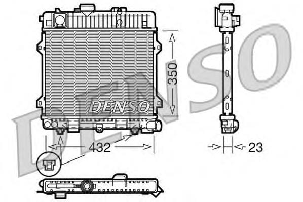 DRM05028 Denso radiador