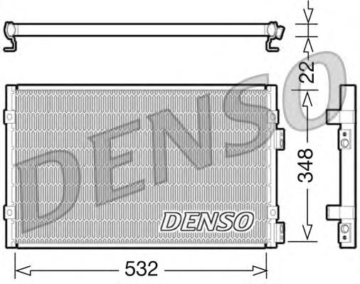 DCN06002 Denso condensador aire acondicionado